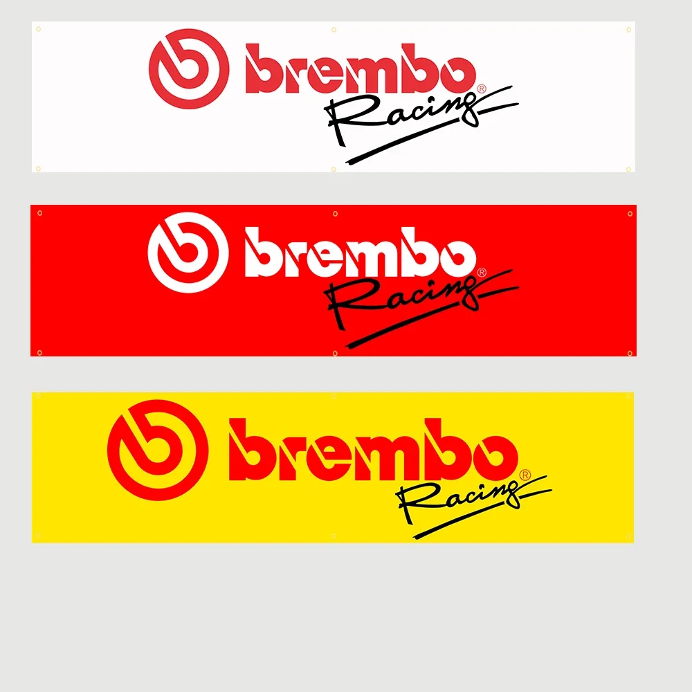 Johninbanner 60*240 Brempos Stampato Car Banner Decorazione D'Interni Race Car Tapestry Flag