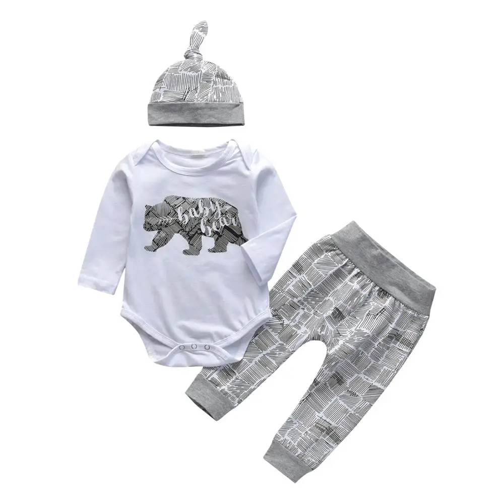 0-24 Mois Ensemble de Vêtement pour Bébé Fille : Barboteuse Body Gris  Manche Longue + Pantalon Léopard + Serre-tête Gris - Cdiscount Prêt-à-Porter