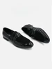 Spring New Men's Business Casual Shoes Leather Pointed British Style Loafers 2