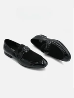 Spring New Men's Business Casual Shoes Leather Pointed British Style Loafers 2
