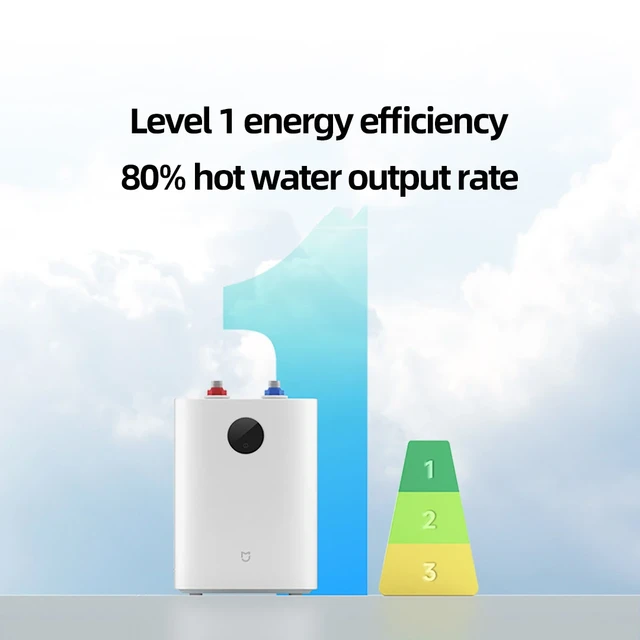 Calentador de agua instantáneo Xiaomi Mijia Xiaoda para cocinas o baños por  23,63€.