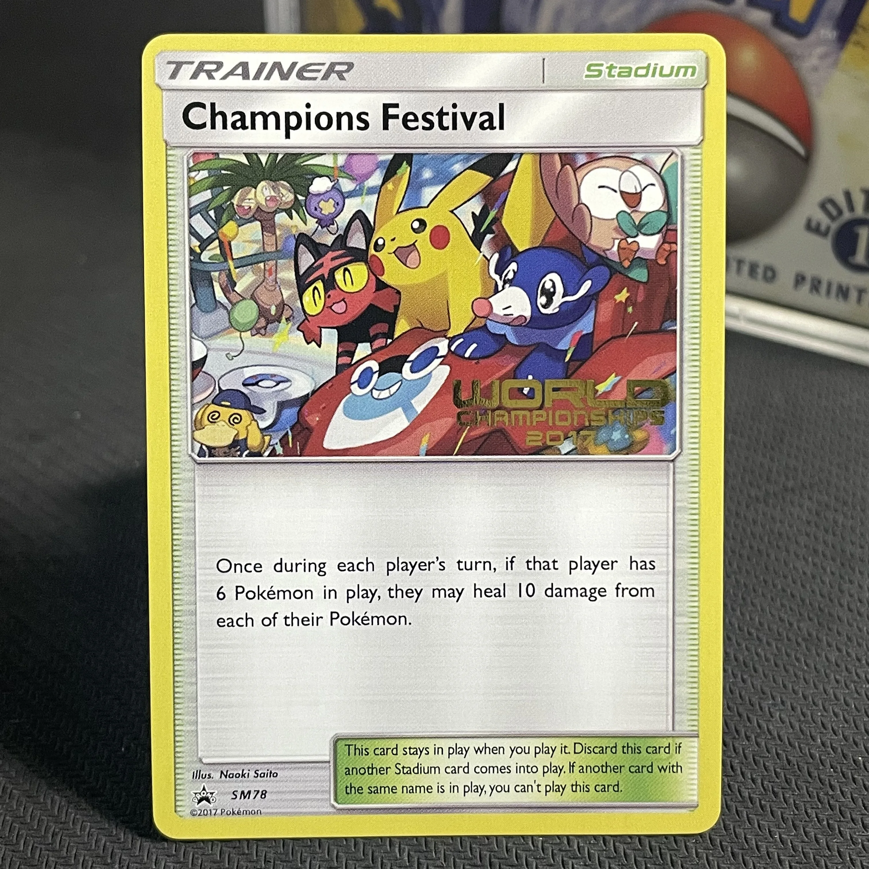 PROXY Pokemon Champions Festival STAFF Black Star Promo Series