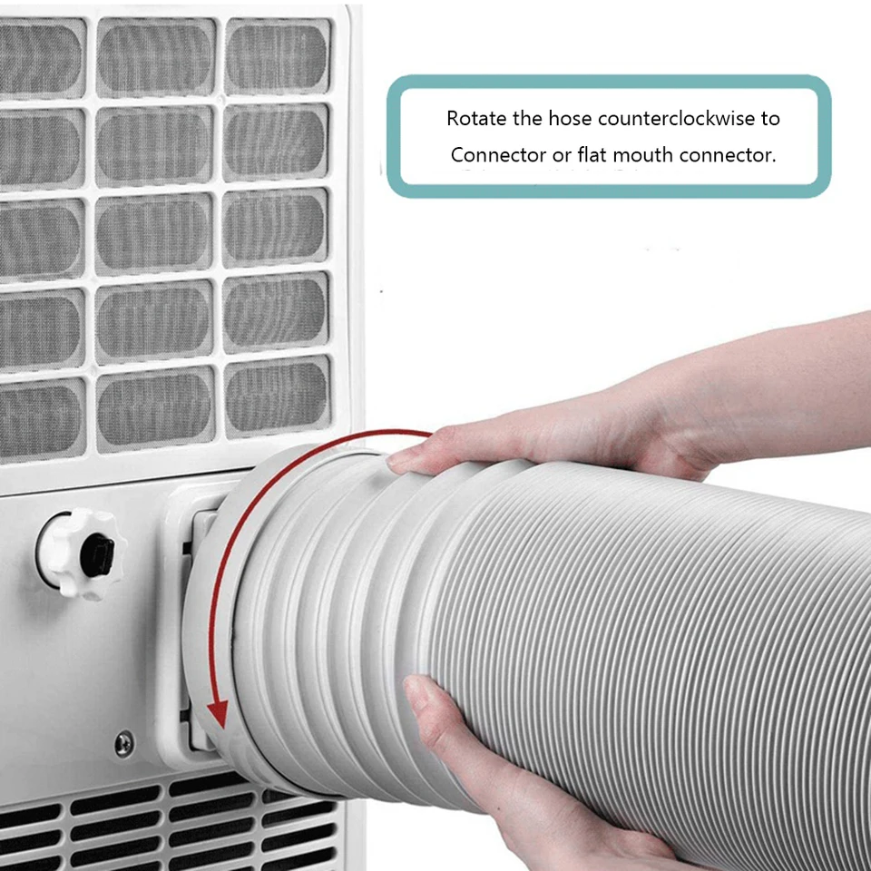 Flexible Portable Air Conditioner Exhaust Hose Kit