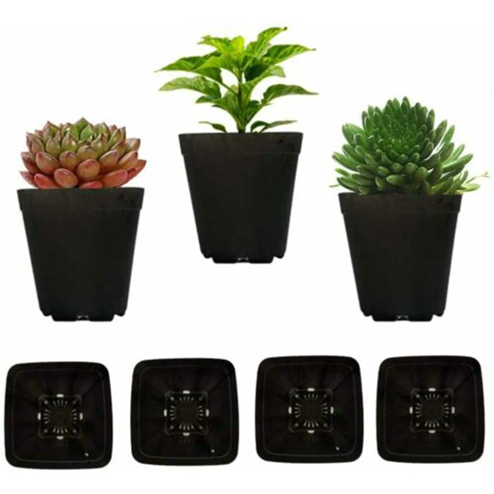 Flowers Pots Plastic 2.7x3.12inch Reusable Set 1