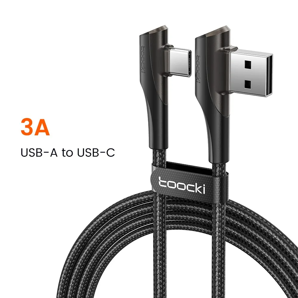 ตัวเลือกสินค้า สายชาร์จ USB-C ชาร์จเร็ว 3.0 90 องศา ทนทาน ใช้ได้กับหลายแบรนด์