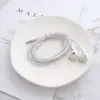1Pcs 2m/3m Cable Length Wired Headset Monitoring Recording Black White Bass Earplugs Anchor 3.5mm Computer Game Live Headphone 4