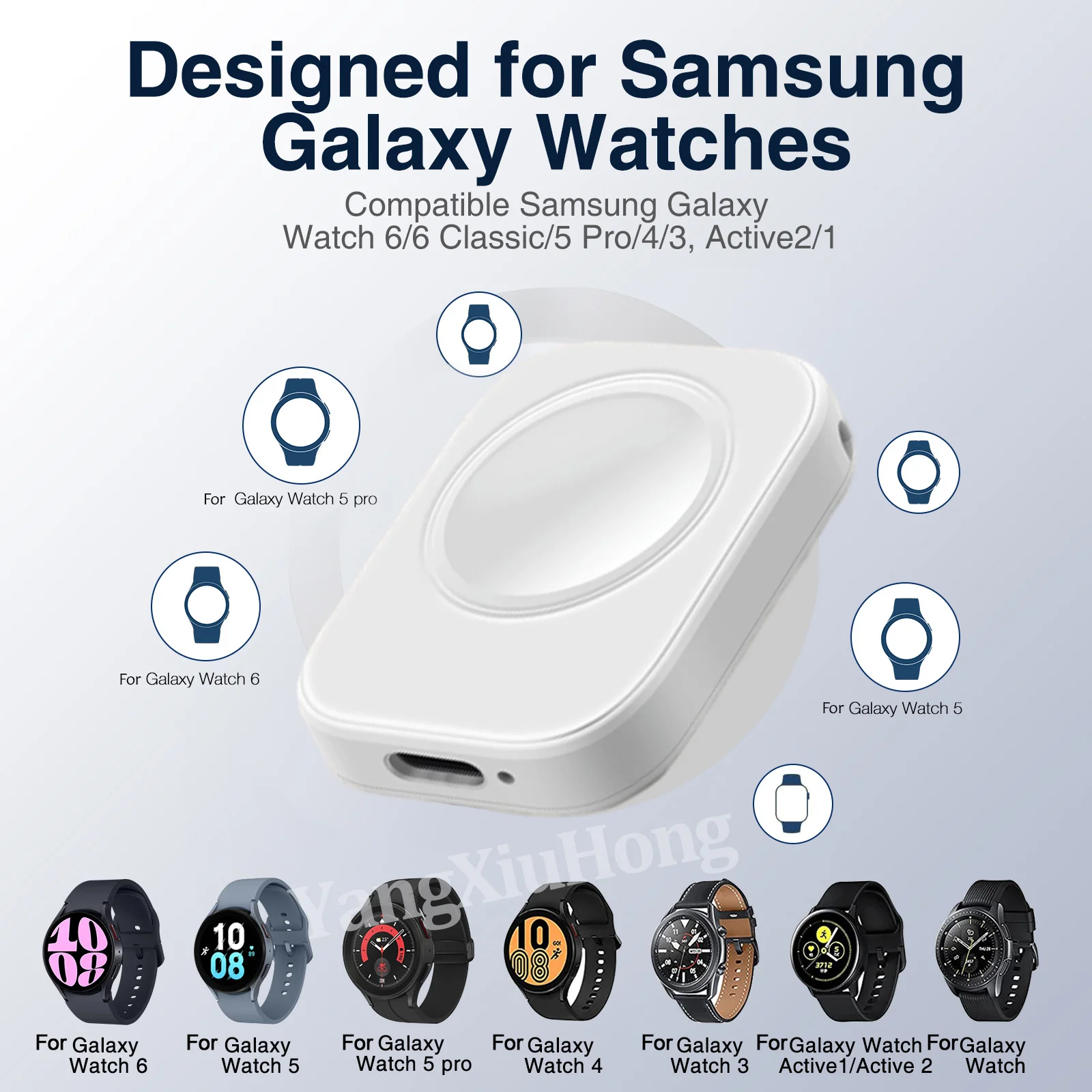 Caricabatterie Orologi Compatibili Con Samsung Base Caricabatterie