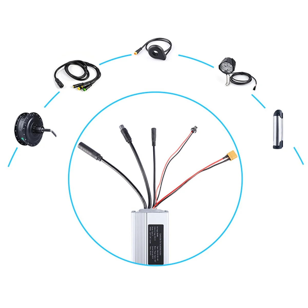 For Bafang G062 Hub Motor 48V 30A 1000W Controller UART Ebike Motor Controller Replacement Electric Bicycle Accessories XQ