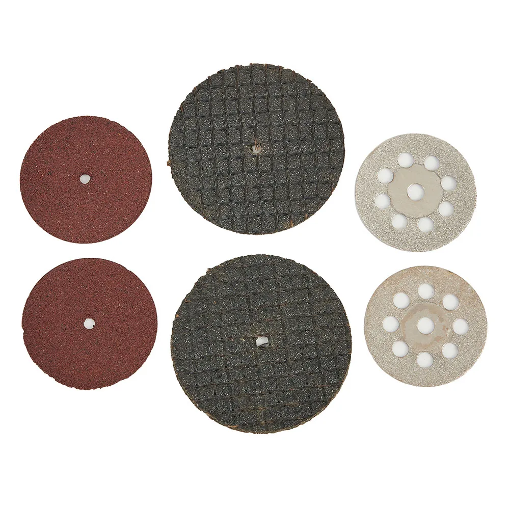 

60Pcs Cutting Disc Circular Saw Blade Grinding Wheel Dremel Rotary Tool Abrasive Sanding Disc Tools 2xConnecting Rod Tool Set