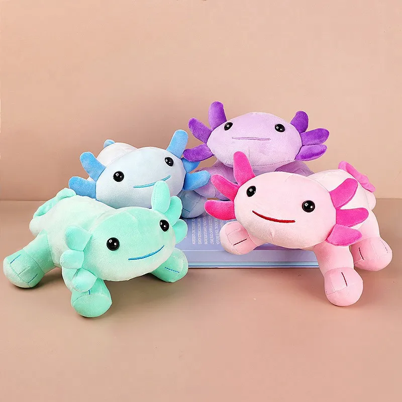Peluche Almohada Axolotl Kawaii – Suave Y Squishy De 33 Cm, Ideal Para Niños Y Decoración De Dormitorios