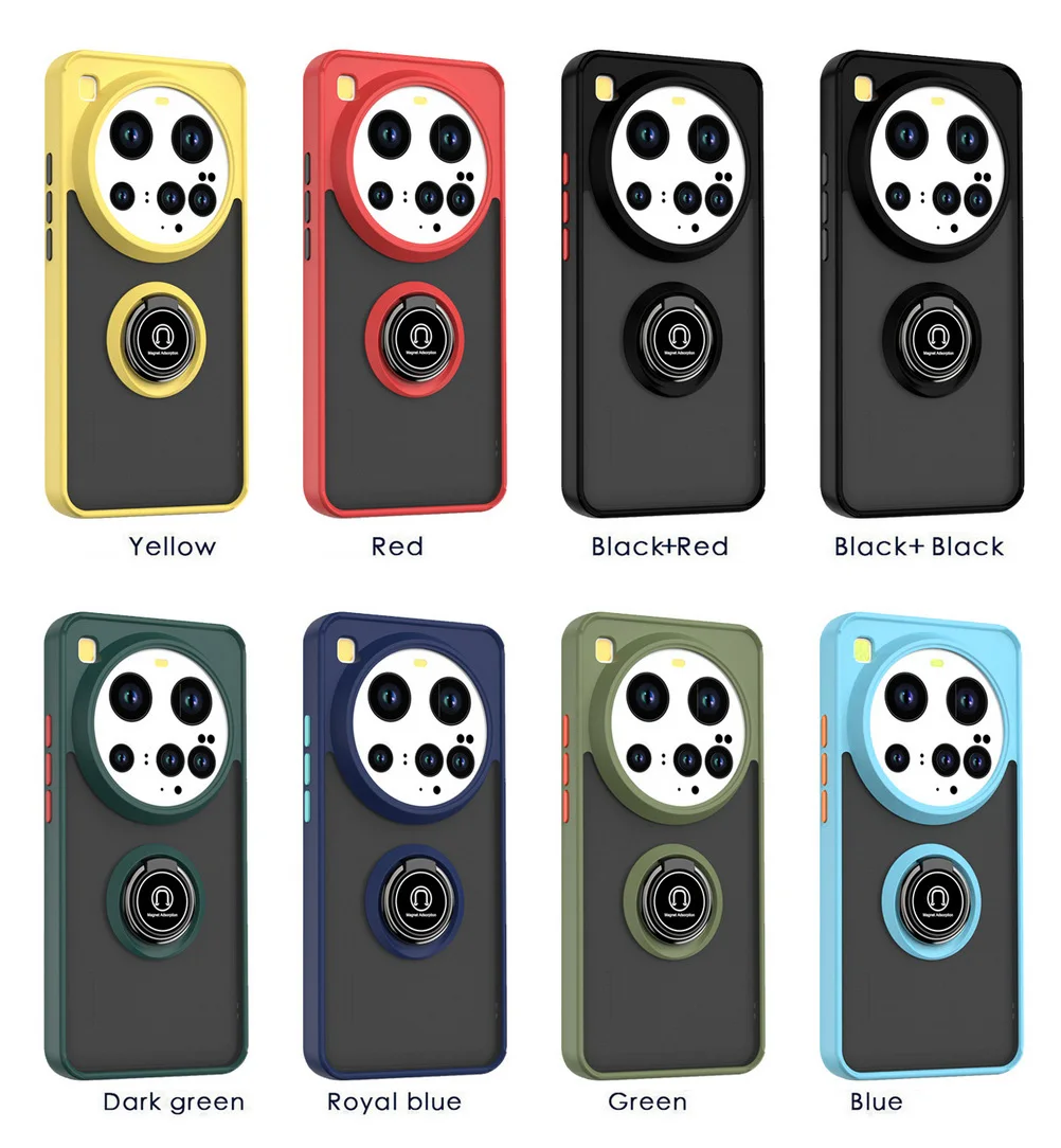 360° Rotatable Bracket Case with Finger Ring and Car Holder Attachment