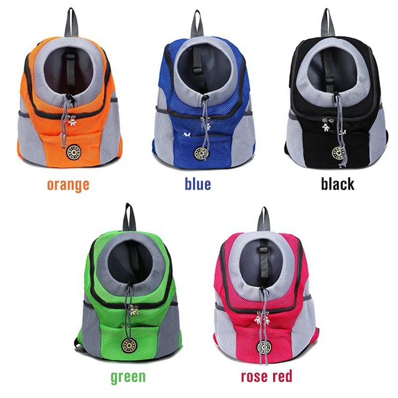 Pet Dog Carrier Bag Carrier For Dogs Backpack Out Double Shoulder Portable Travel Backpack Outdoor Dog Bag Travel Set