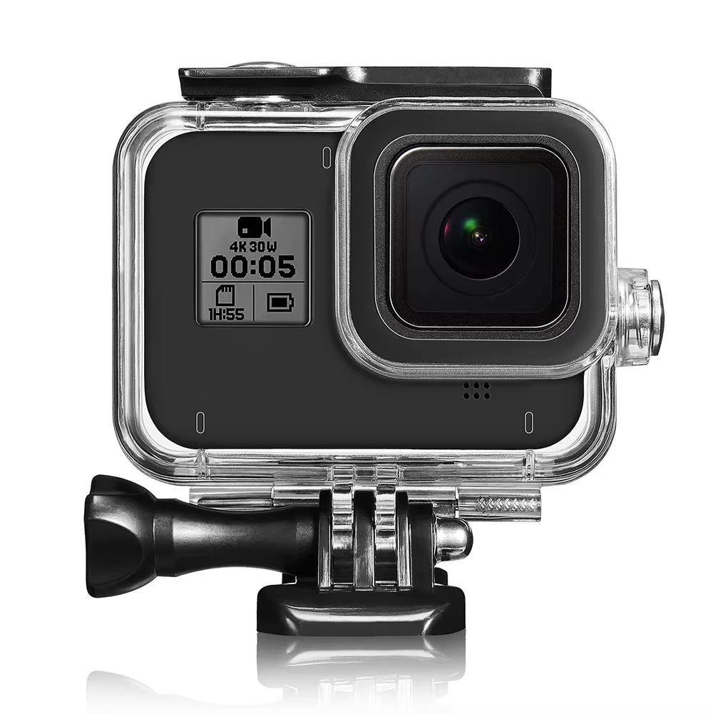 For Gopro 8 Waterproof Housing Case Diving 60M Cover Protective Shell Underwater Box For Go pro Hero 8 Black Camera Accessories action camera accessory action camera protector
