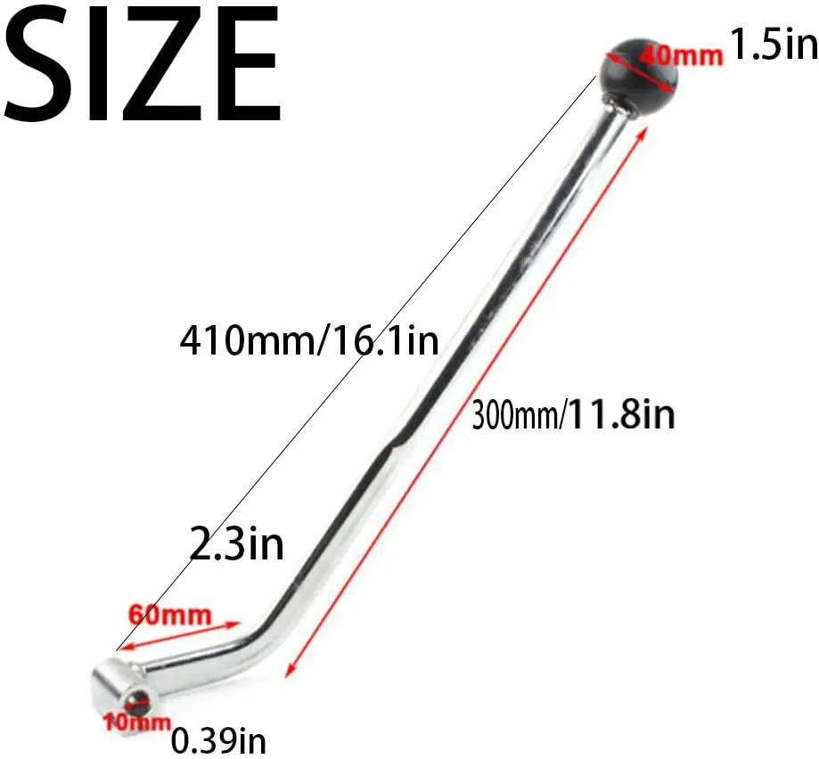 Dirt Bike Parts Keenso ATV Hand Shifter, ATV Hand Control Gear