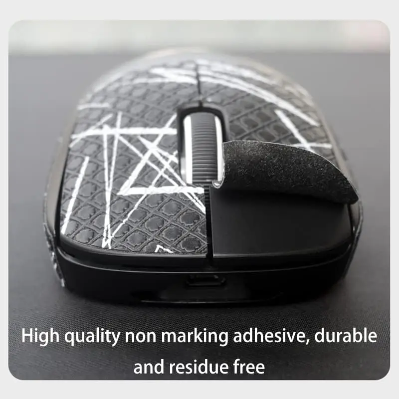 TBTL Mouse Grip Tape For VXE R1/ Pro Max/ VXE R1 SE Sticker Lizard Skin Suck Sweat Non Slip Pre Cut Grips Skate No Mouse