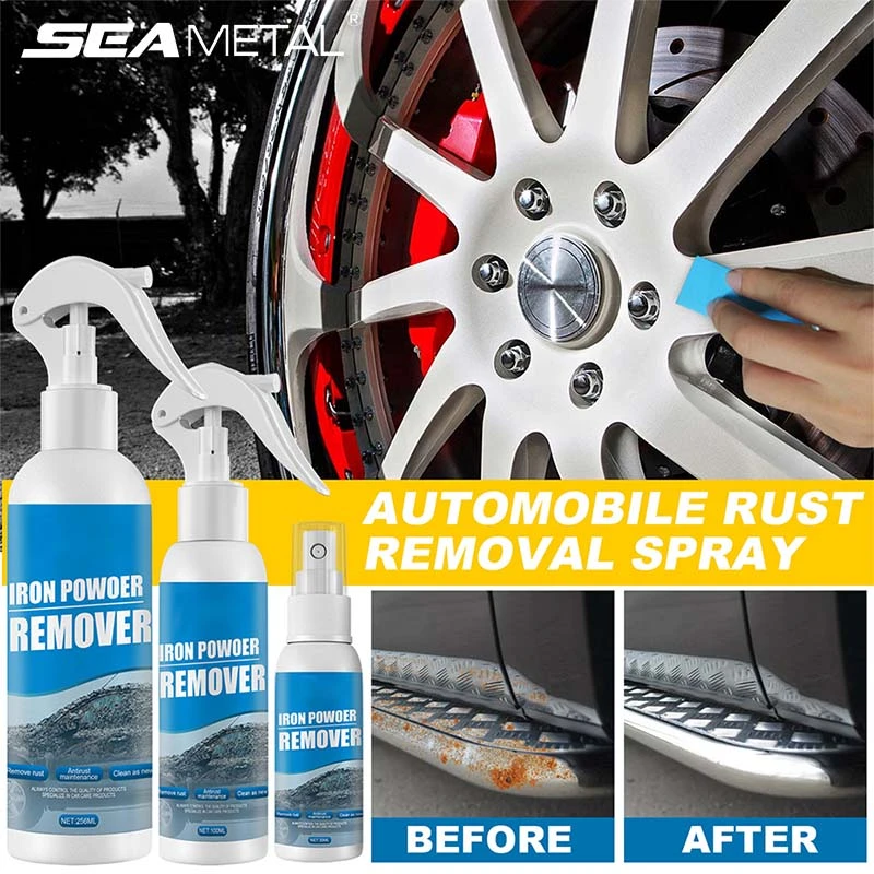 Iron Powder Remover 30/100ML Protect Wheels And Brake Discs From Iron Dust Rim Rust Cleaner for Auto Detail Chemical Car Care longest lasting car wax