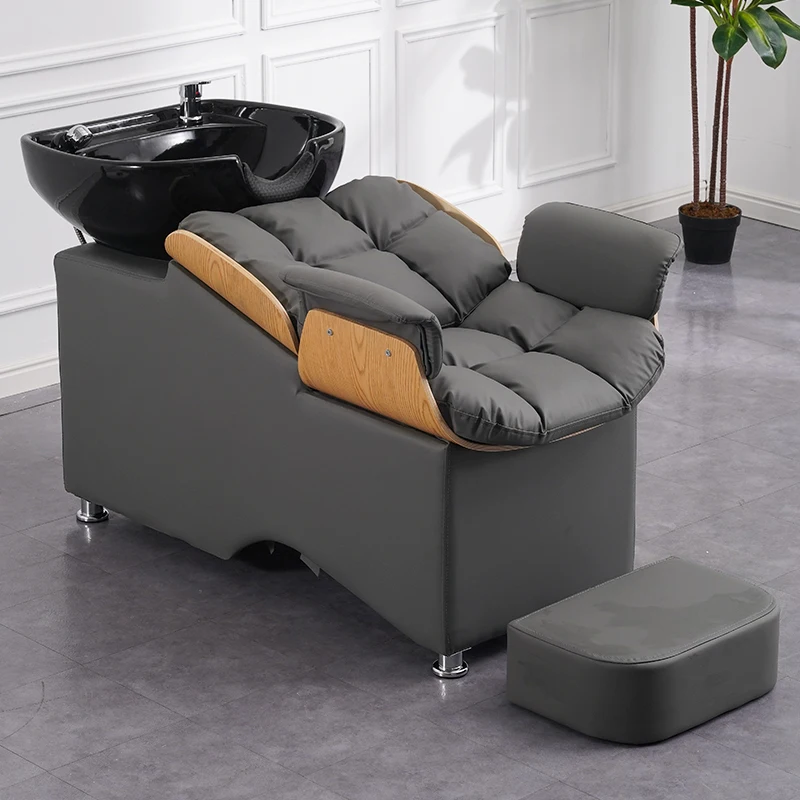 Luxury Barber Shampoo Chairs Hairdressing Massage Dressers Shower Shampoo Bed Head Spa Sillas Peluqueria Salon Furniture CM50XF recliner dressers shampoo chairs shower fumigation spa shampoo bed water machine fauteuil coiffure hairdressing furniture cm50xf