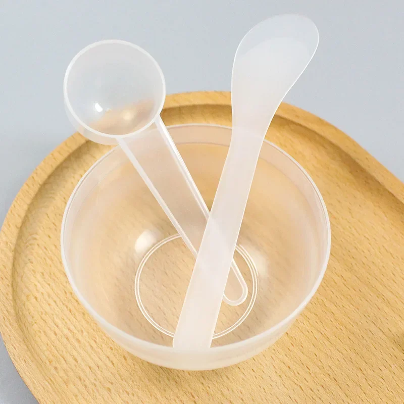 Mask Tool Set Beauty Spa Mask Bowl Conditioner Bowl Stirrer Plastic Measuring Spoon Mask Brush Facial Tools Limpiador Facial