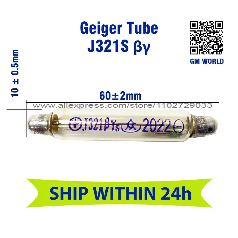 J705 high sensitivity Geiger tube use for portable Geiger counter nuclear radiation detection sensor GM tube 4