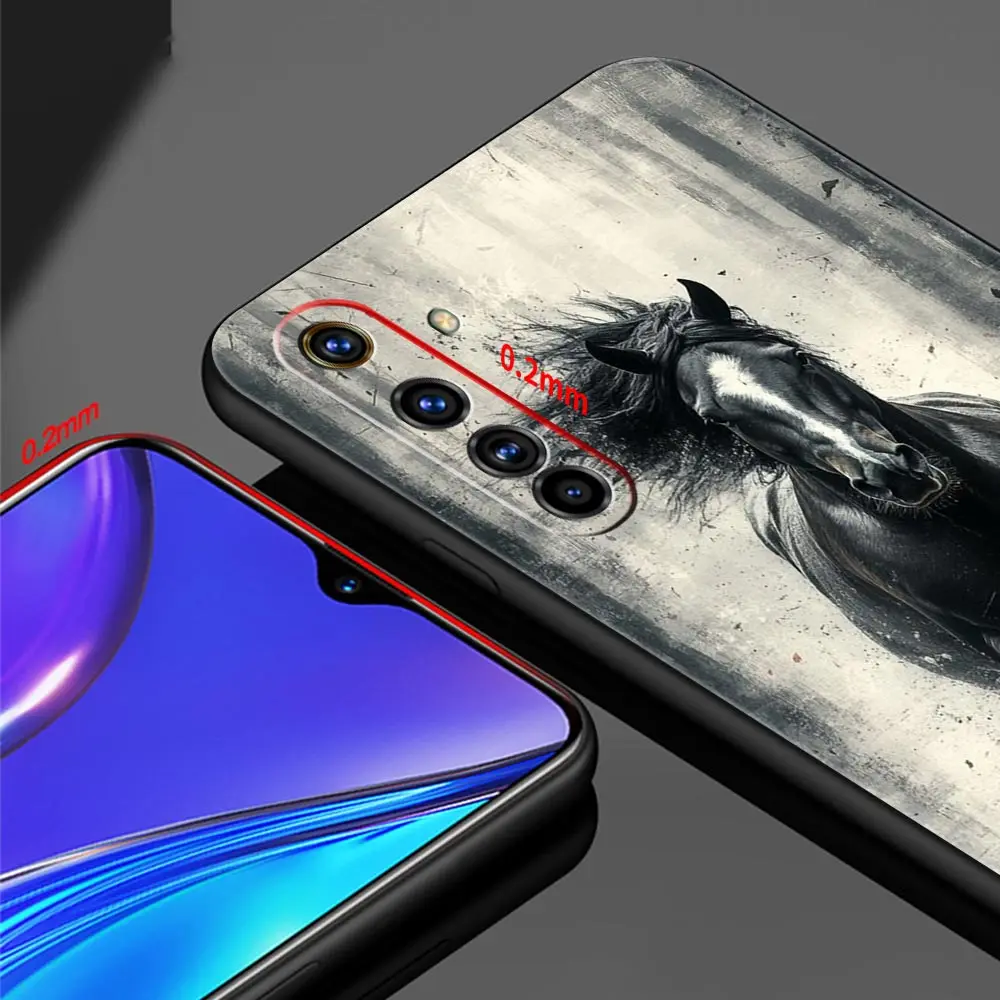 Horses Galloping Design Phone Case Cover