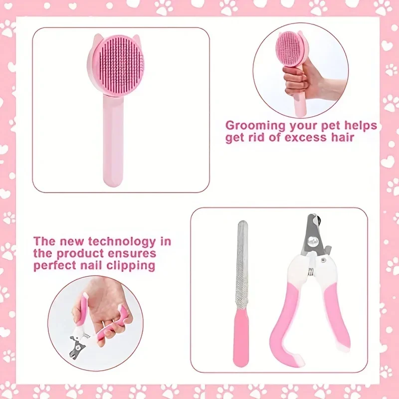 Cat Grooming Kit Set 2