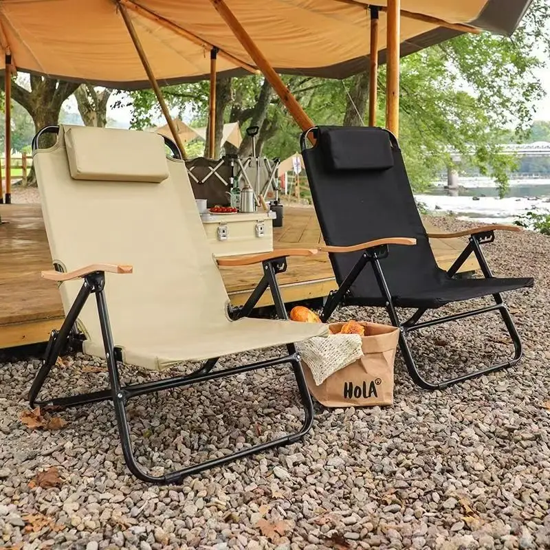 Chaise camping Kermit dossier haut réglable 5 positions pliante légère pêche plage