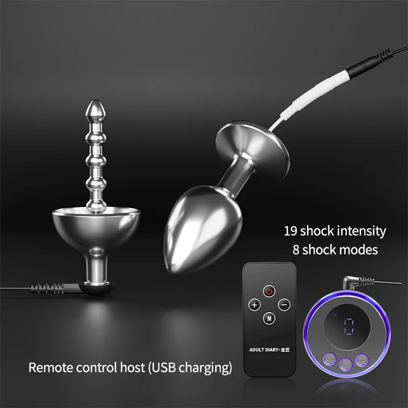 SM Electro Stimulation Horse Eye Stick Urethral Dilator Penis Plug Male Masturbation Electric Shock Stimulator Catheter Penis Sex Toys