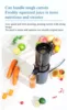 200W Juicer Electric Juicer Fruit Mini Blender No Blade For Shakes and Smoothies Juicer Celery, Carrots Juicer 6