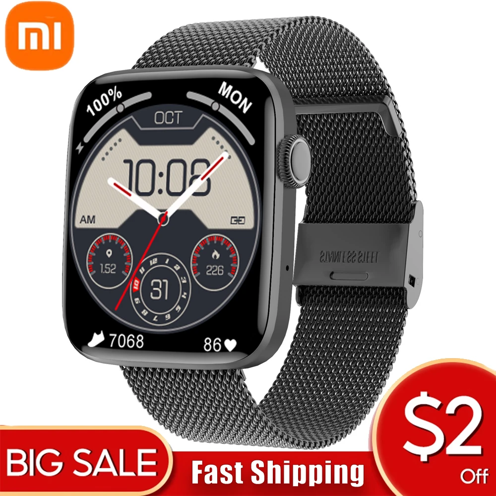Xiaomi DT1 1.8&quot Men Smart Watch Bluetooth Call Music Play Waterproof Sport GPS Track With 200+ Face Women Smartwatch |