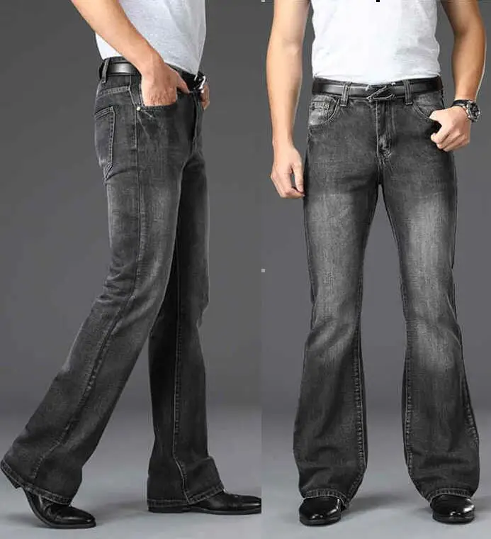 Men's Flared Jeans Designer Classic Multiple Styles Size 28-40 3