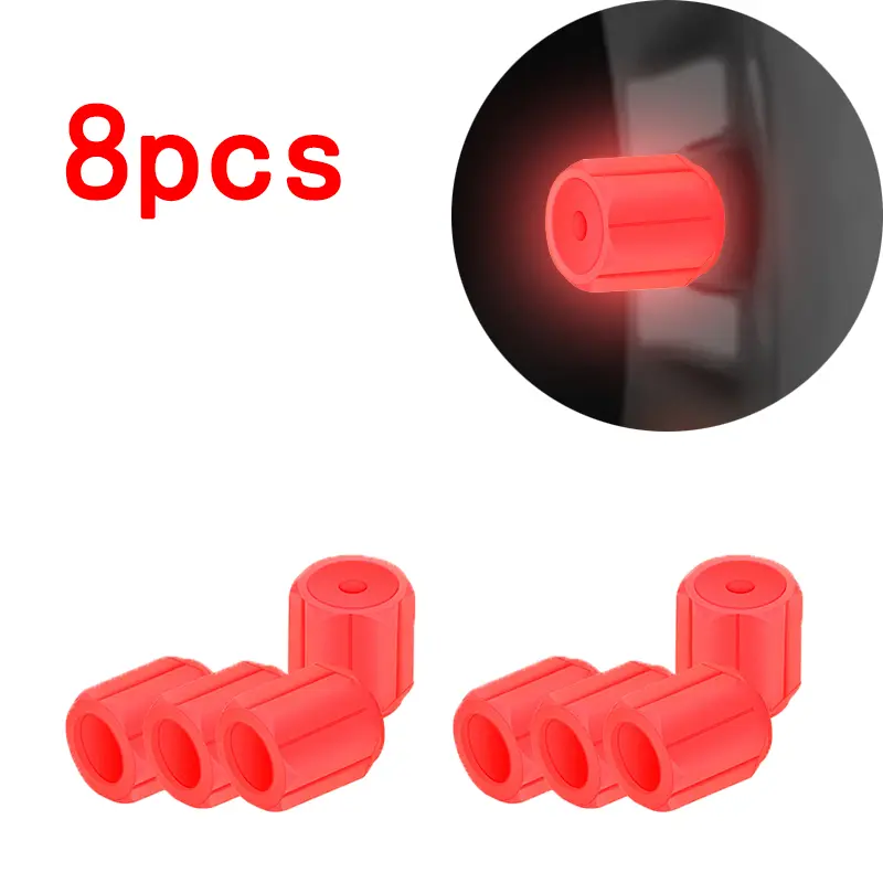 Luminous Tire Valve Caps 6 Colors Car Motorcycle Glowing Valve Cover Car Tire Wheel Hub Styling Tool Auto Accessories 4/8/20pcs - Image 7