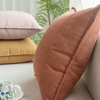 Housse de coussin grande taille 50x1 0/60x80/70x70CM, taie d'oreiller à rayures, taille solide, décoration de maison 3