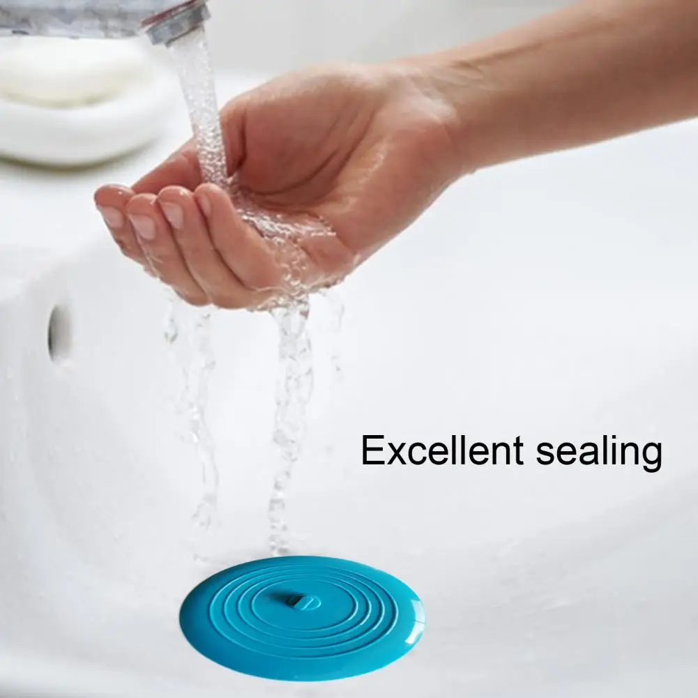 

Kitchen Sink Strainer Universal Silicone Bathtub Drain Stopper for Bathroom Kitchen Sink 2 Pack Flat Suction Shower Hair Stopper