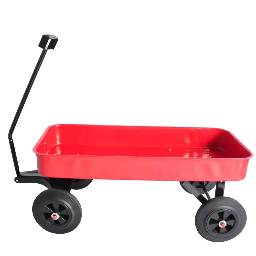 

The Handcart Can Easily Load and Unload Garden Carts The Railing Can Be Reassembled Solid Wheel All Terrain Truck Garden Carts