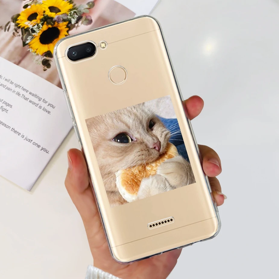 Cute Painted Clear Silicone Phone Case - Soft TPU Shell with Bumper Protection
