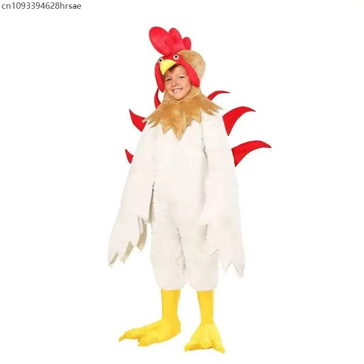 Matching Parent-niño Rooster Costumes for Family Animal Theme Cock Suit Carnival Interactive Party Fancy Dress Outfits