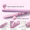 New Mini Hair Straightener Flat Iron Ceramic Curling Iron Short Hair Portable Dual-Use Curler Hair Styling Care For Traveling 5