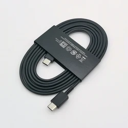 Super Fast 45W USB-C Charger with 1.8m Cable - Black-Cable Only