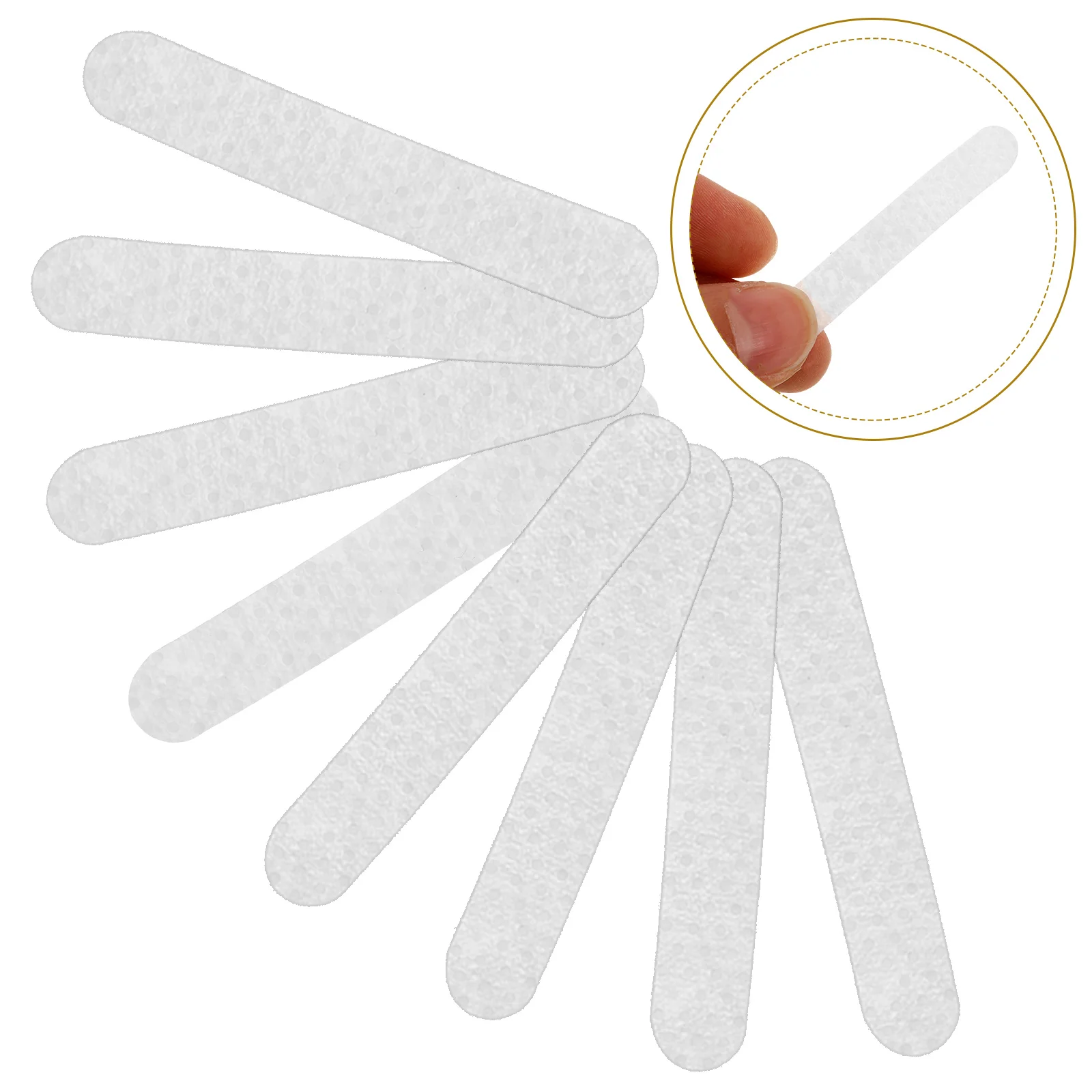 100 Bandes Antidérapantes En Silicone Pour Cintres - Uxcell - 70x6.3mm