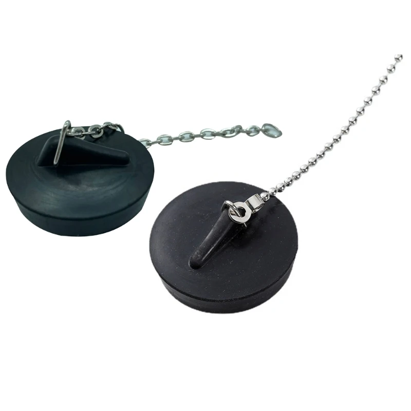 

Industrial Grade Rubber Bath Plug with Chain Sink Stopper for Kitchenn 40mm DropShip