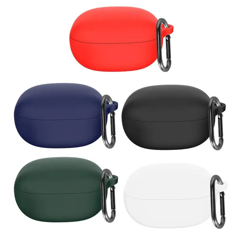 

Silicone Case Cover For Anker Soundcore Liberty 4 Wireless Bluetooths-Compatible Earbud Soft Protector Earphone Accessories