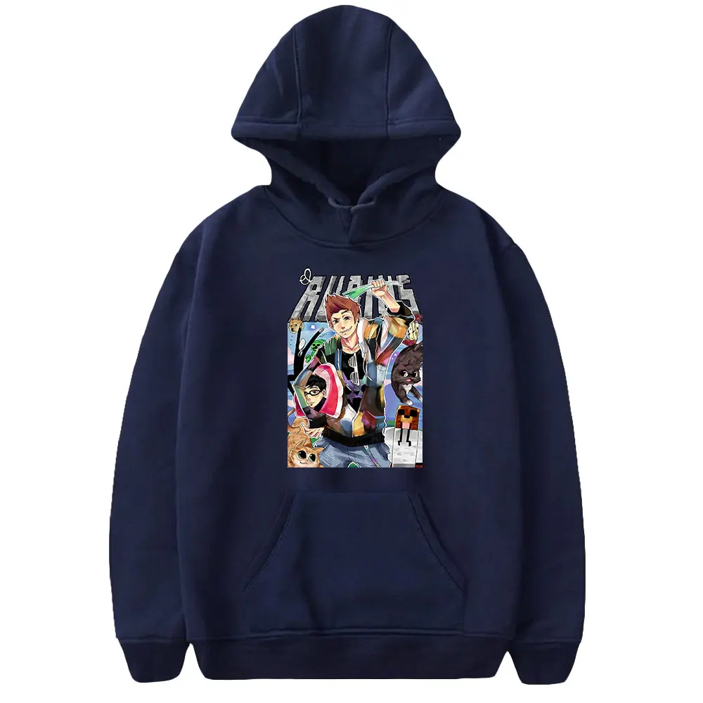 Rubius Hoodie Unisex Long Sleeve Women Men Hooded Sweatshirt Harajuku Streetwear Youthful Youtuber Fashion Clothes