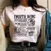 Fourth Wing tshirt women summer designer anime tshirt female 2000s clothing 3
