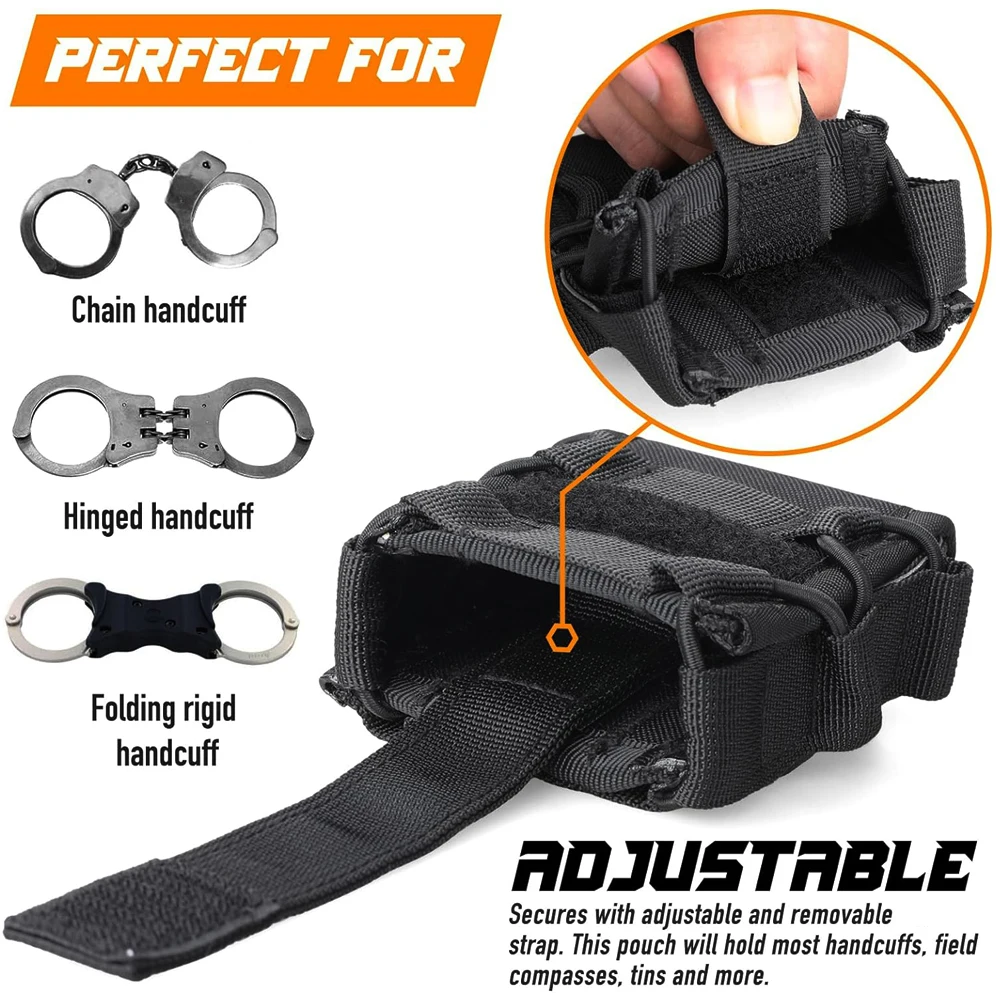 Handcuff Case Handcuffs Holster Handcuff Pouch for Duty Belt