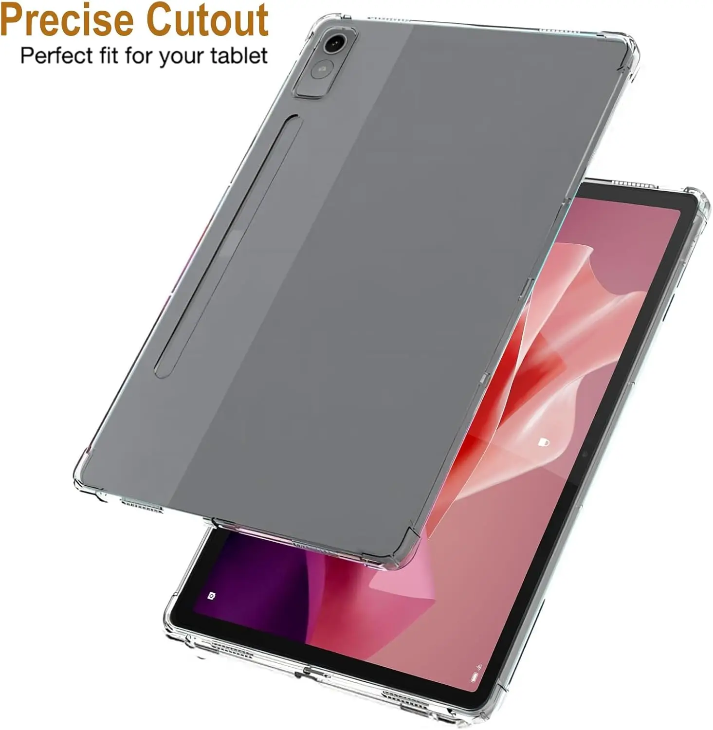 Clear Protective Case - Transparent TPU Shockproof Shell