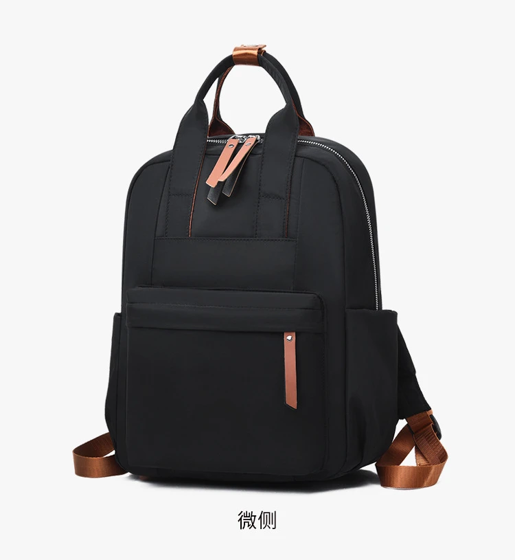 Nylon Women's Backpack Solid Color Women's Bag 2022 Trend School Backpacks for Women Backpack for Girls Anti-Theft Backpack