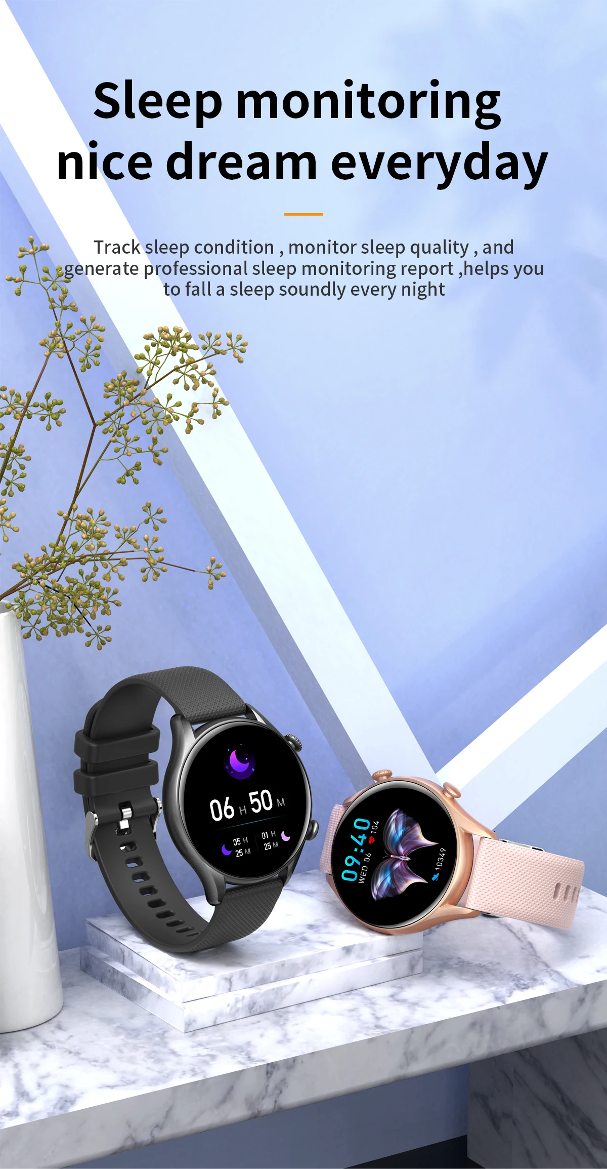 2022New Women Smart Watch 1.32" Color Screen Full Touch Sport Fitness Tracker Bluetooth Call Clock Heart Rate Ladies Smart Watch