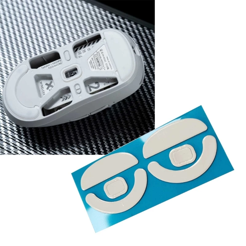 

Mouse Skates Mouse Feet Curved for Pulsar Wireless Mouse Pad White 2 Sets