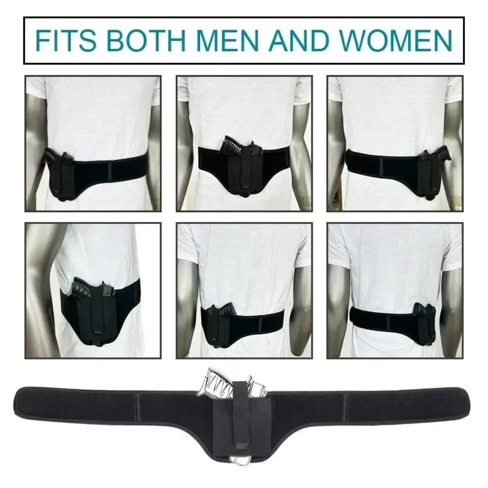 1PC Outdoor Gun Holster Holster Multifunctional Concealed Carrying Waist Universal Stock Belt Pistol for Tactical Equipment