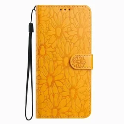 Versatile Wallet Phone Case with Cash Slots for Y5 2018 (Yellow DN)